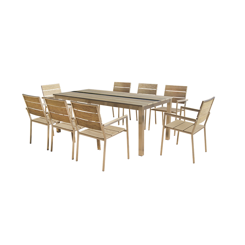 Teak Outdoor Patio Conversation Set Furniture