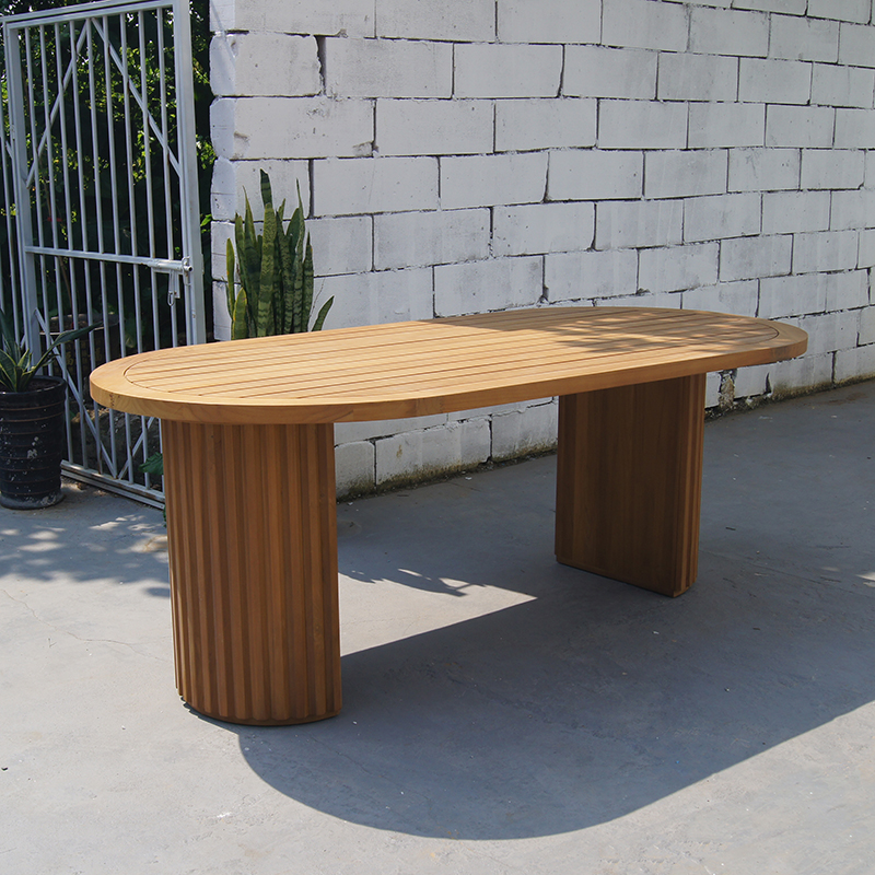 Outdoor Teak Wooden Table And Chairs