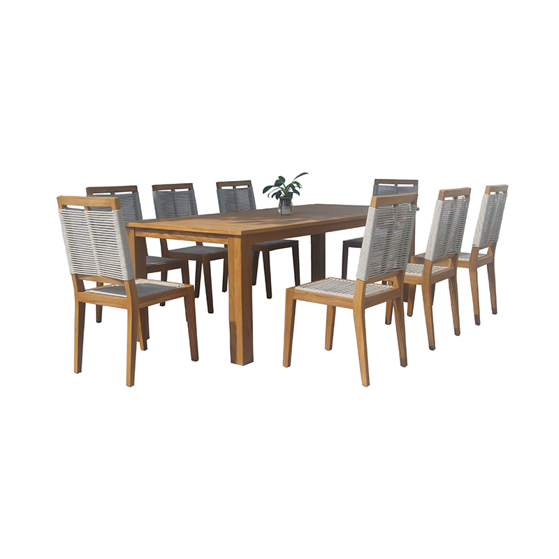 Teak Rope Woven Outdoor Garden Furniture