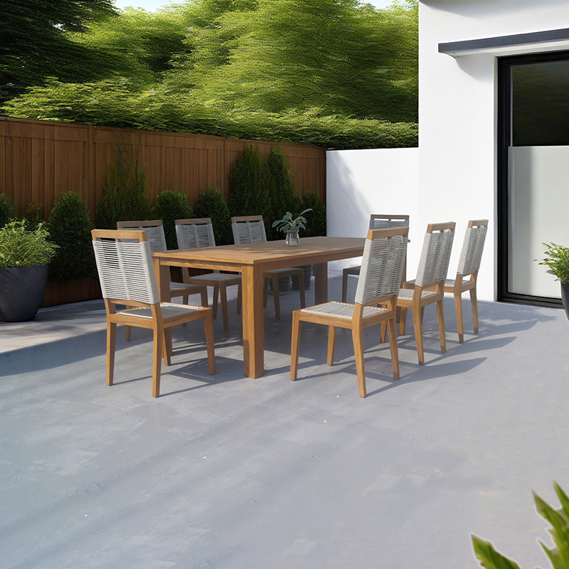 Teak Rope Woven Outdoor Garden Furniture