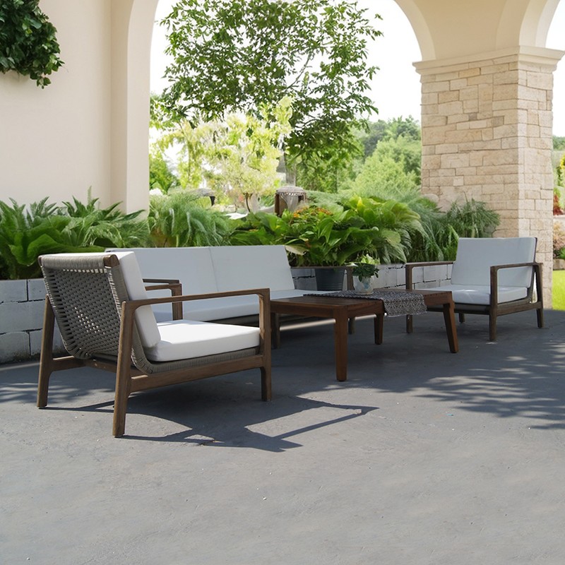 woven rope outdoor sofa