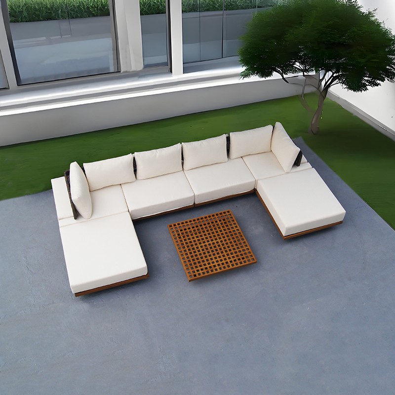 corner garden sofa