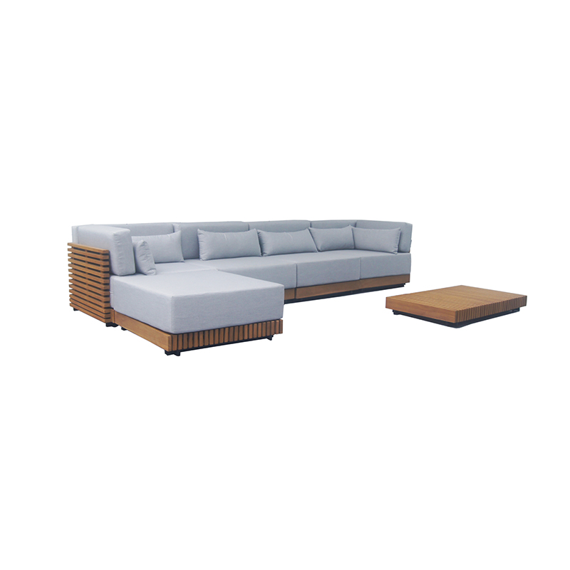 L Shaped Outdoor Patio Sectional Couch Lounge