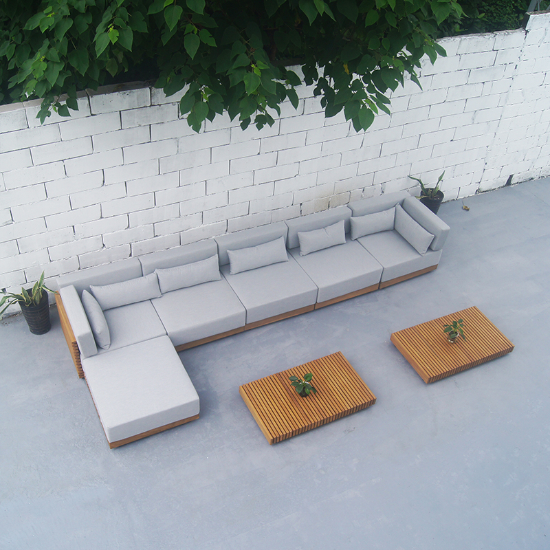 L Shaped Outdoor Patio Sectional Couch Lounge