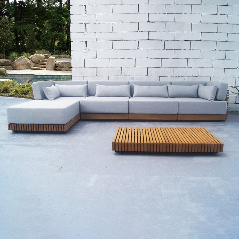 L shaped outdoor couch