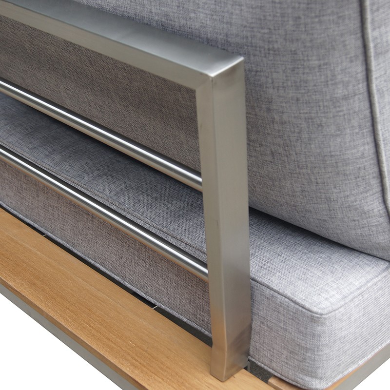 sofa set stainless steel
