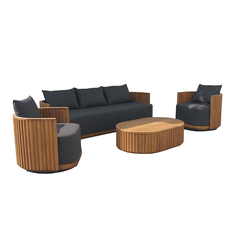 Teak Outdoor Garden Lounge Sofa Furniture Set