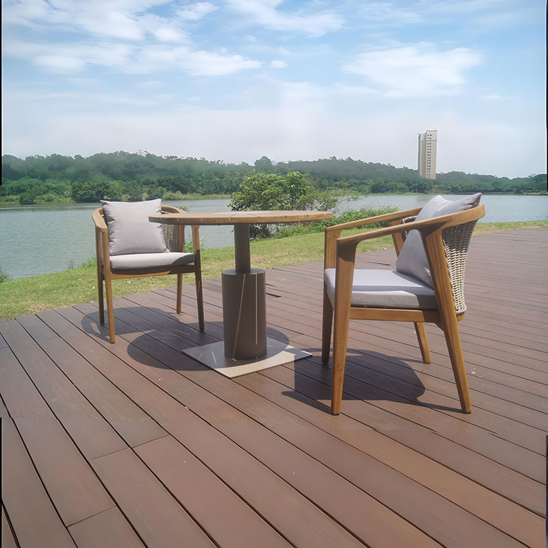 Outdoor Garden 3 Piece Bistro Table Set