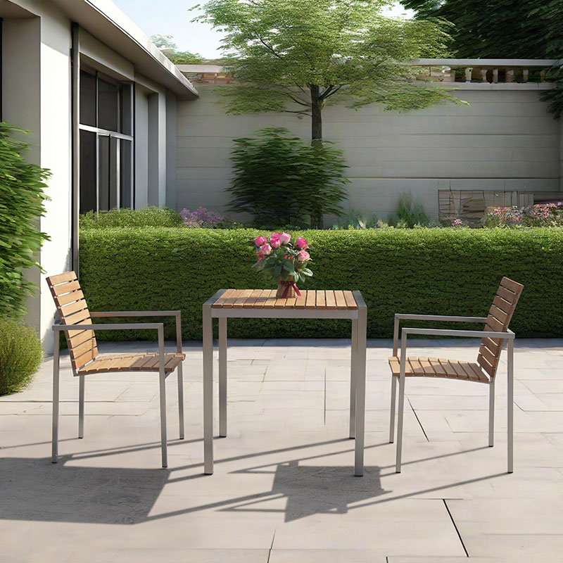Outdoor Garden Small Table And 2 Chairs Furniture