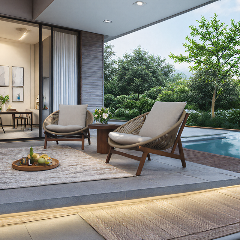 Terrace Table And Chair Lounge Set