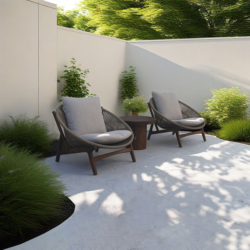 chair and table for terrace