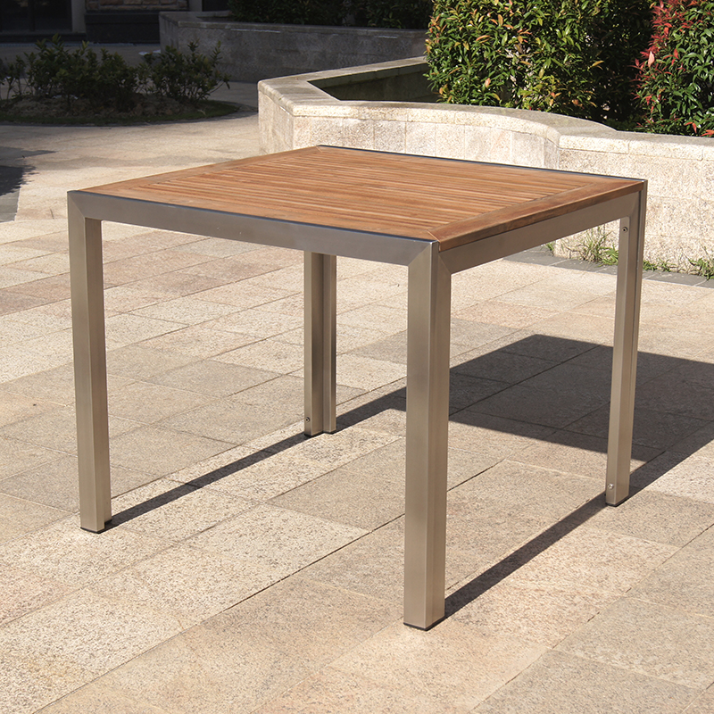 Outdoor Patio Teak Café Table And Chair Set