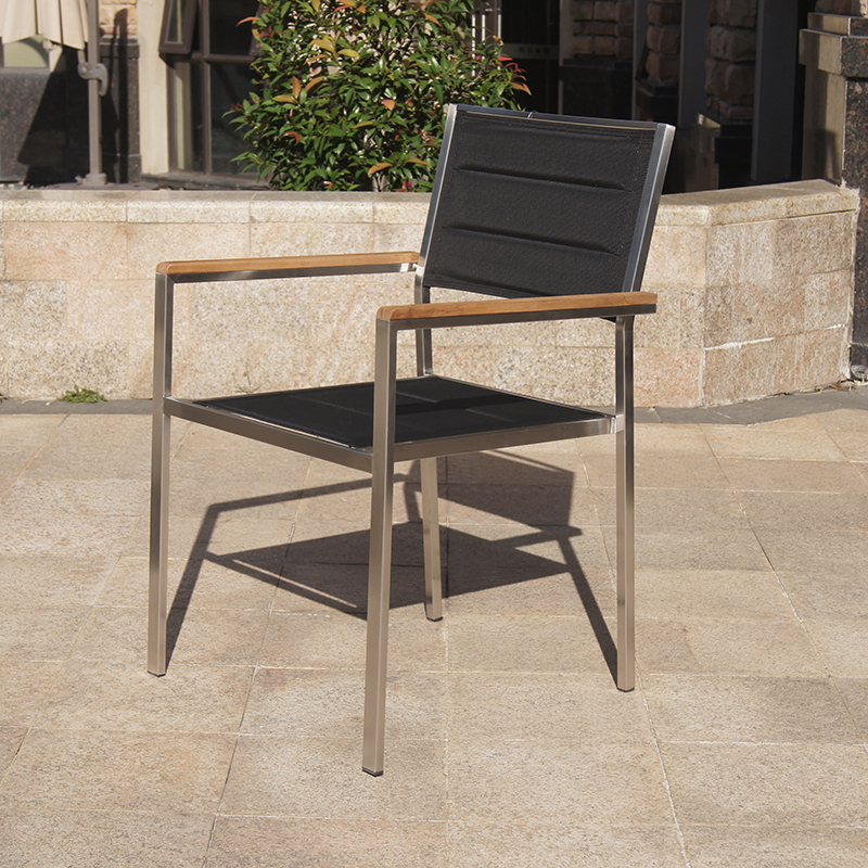 Outdoor Patio Teak Café Table And Chair Set