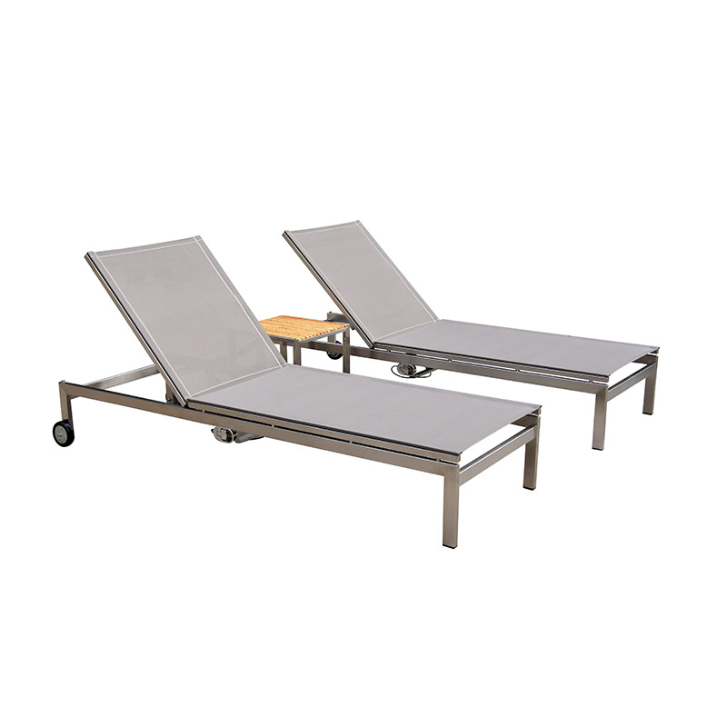 Sling Reclining Adjustable Beach Lounge Chair