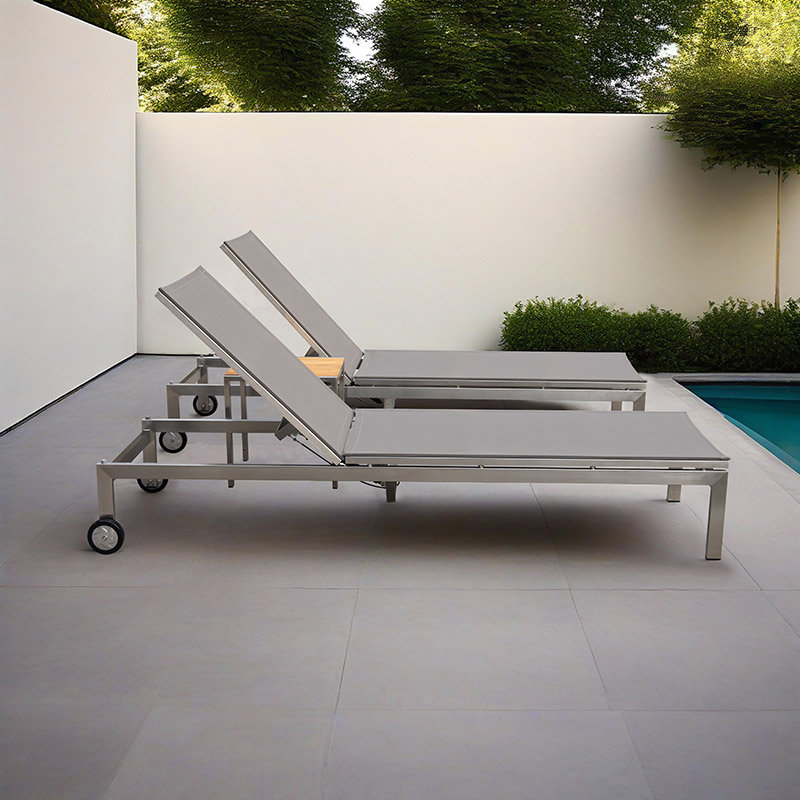 Sling Reclining Adjustable Beach Lounge Chair