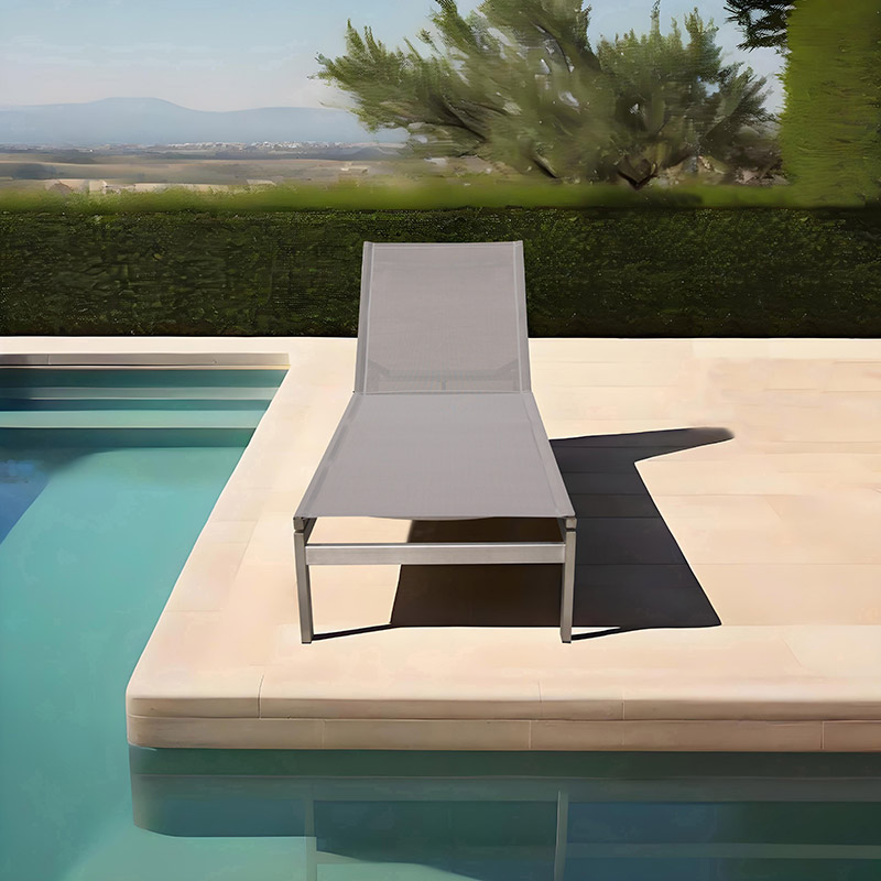 Sling Reclining Adjustable Beach Lounge Chair