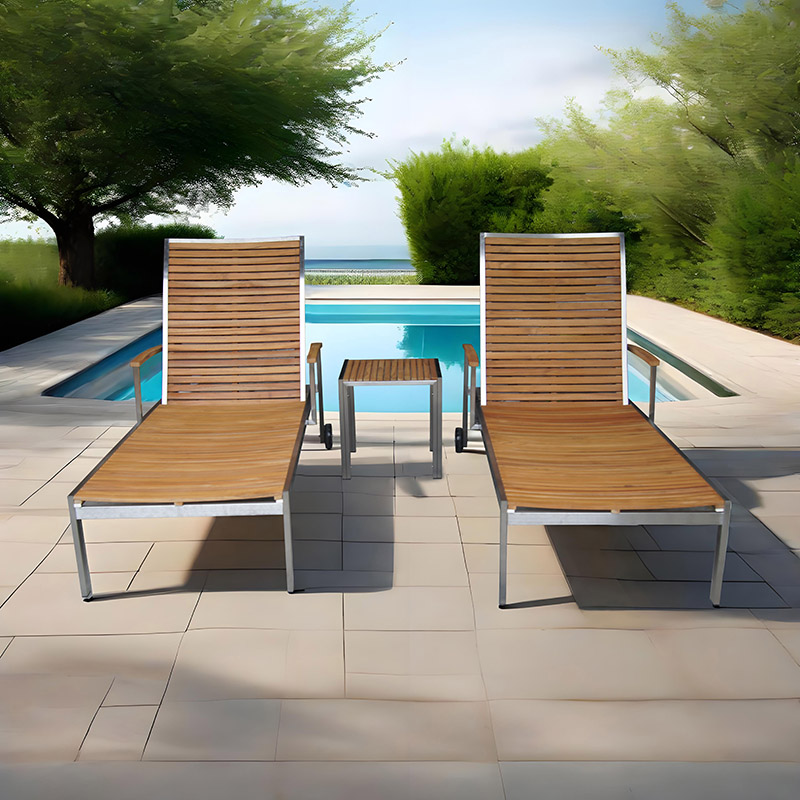 Outdoor Swimming Poolside Lounger Chair