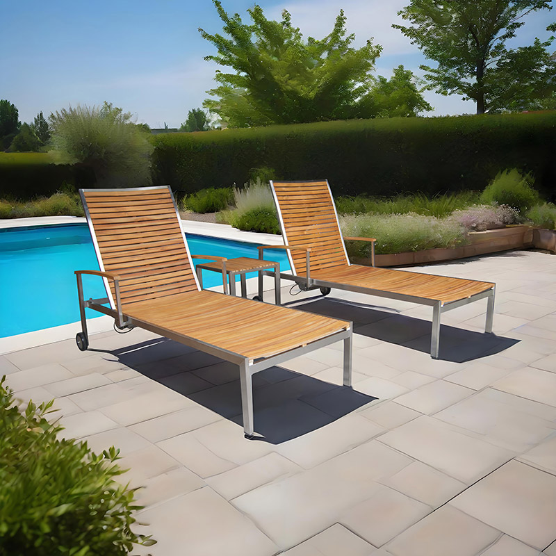 Outdoor Swimming Poolside Lounger Chair
