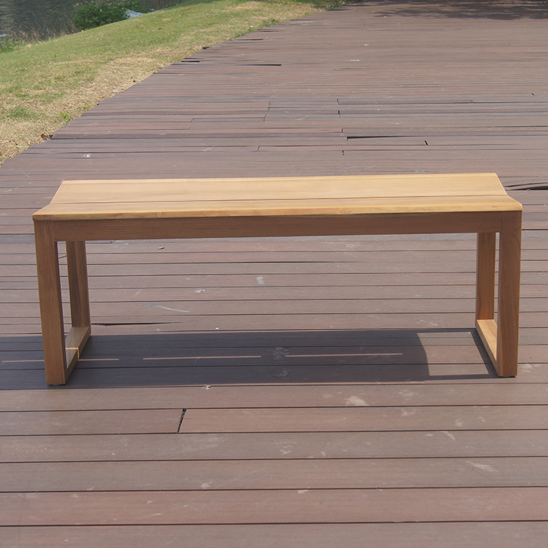 Outdoor Garden Teak Solid Wood Bench