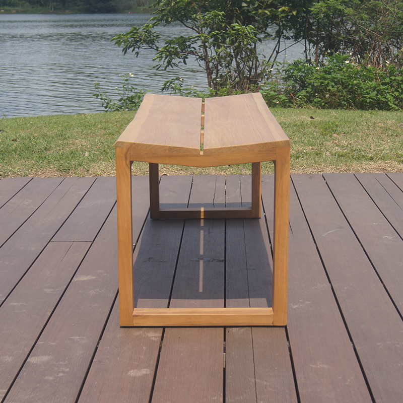 Outdoor Garden Teak Solid Wood Bench