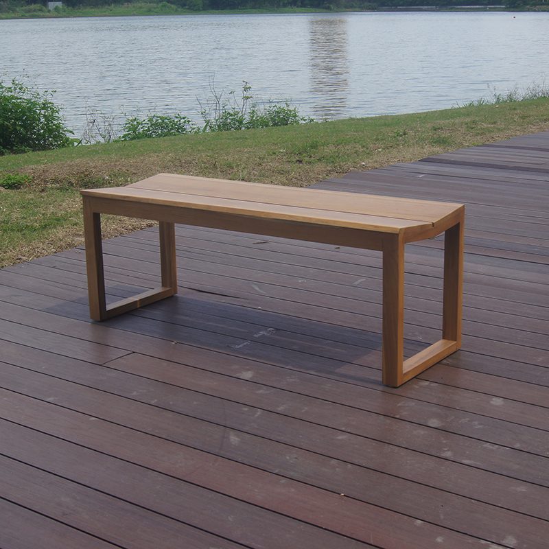 Outdoor Garden Teak Solid Wood Bench