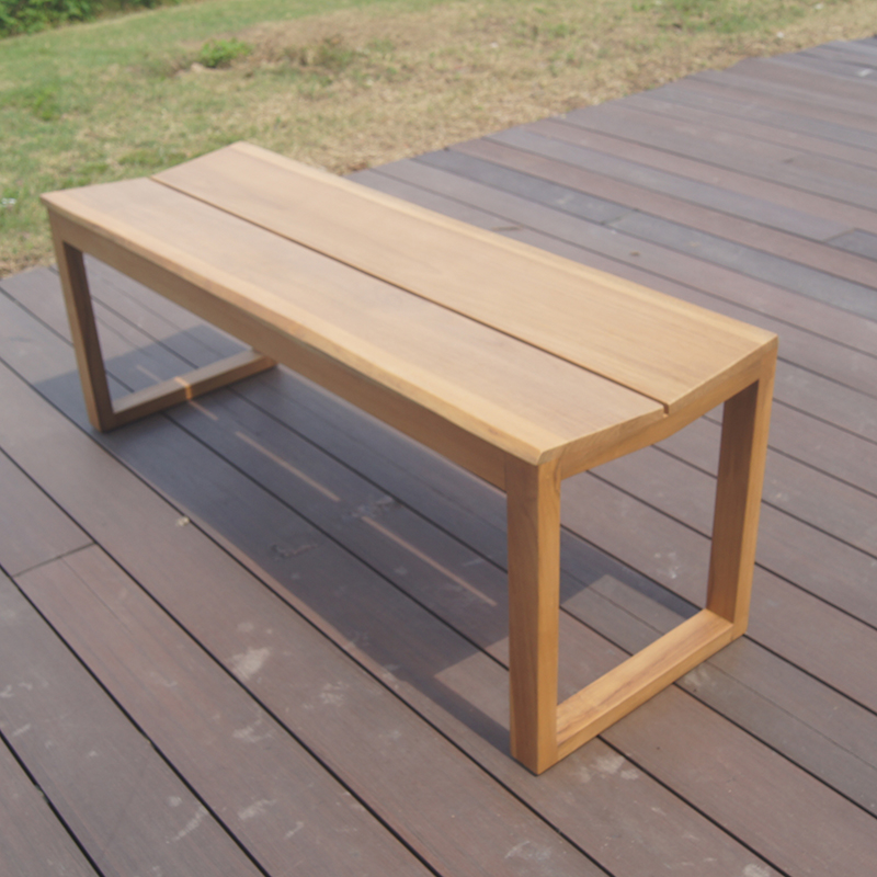 Outdoor Garden Teak Solid Wood Bench