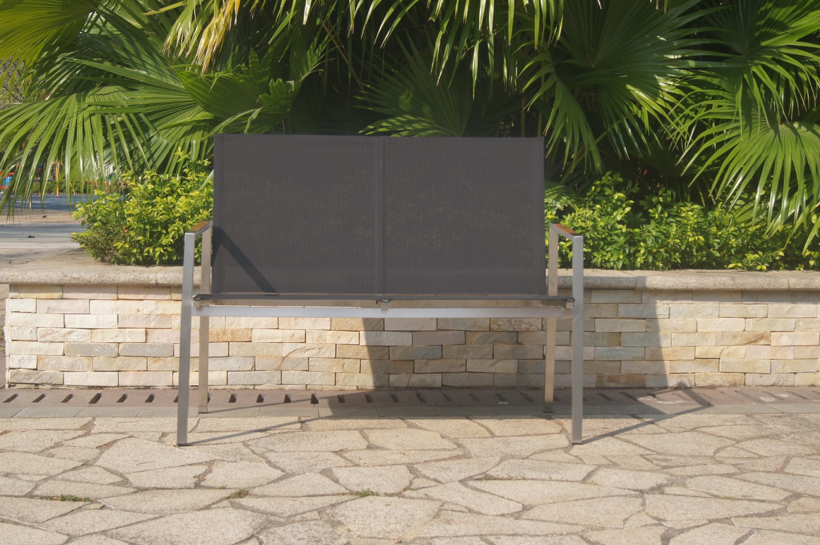 textilene garden bench