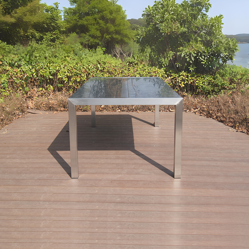 Outdoor Garden Granite Top Dining Table