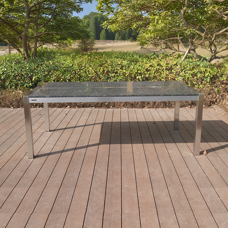 Outdoor Garden Granite Top Dining Table
