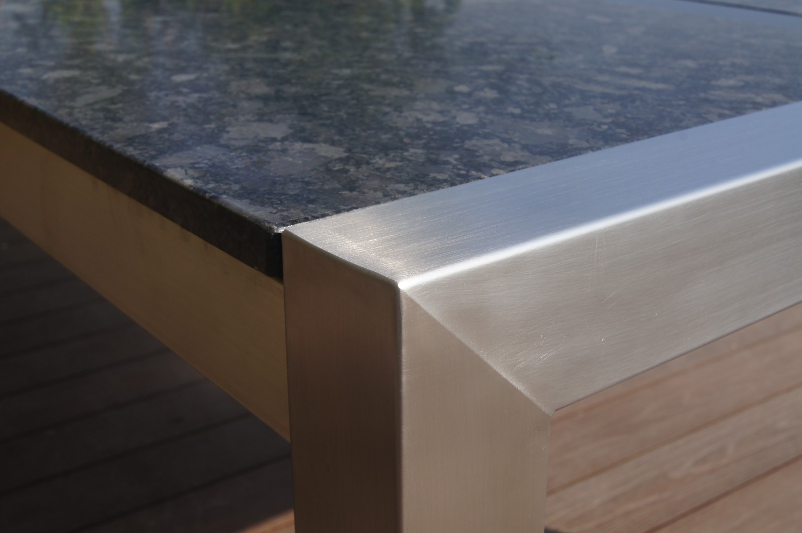 granite top outdoor dining table