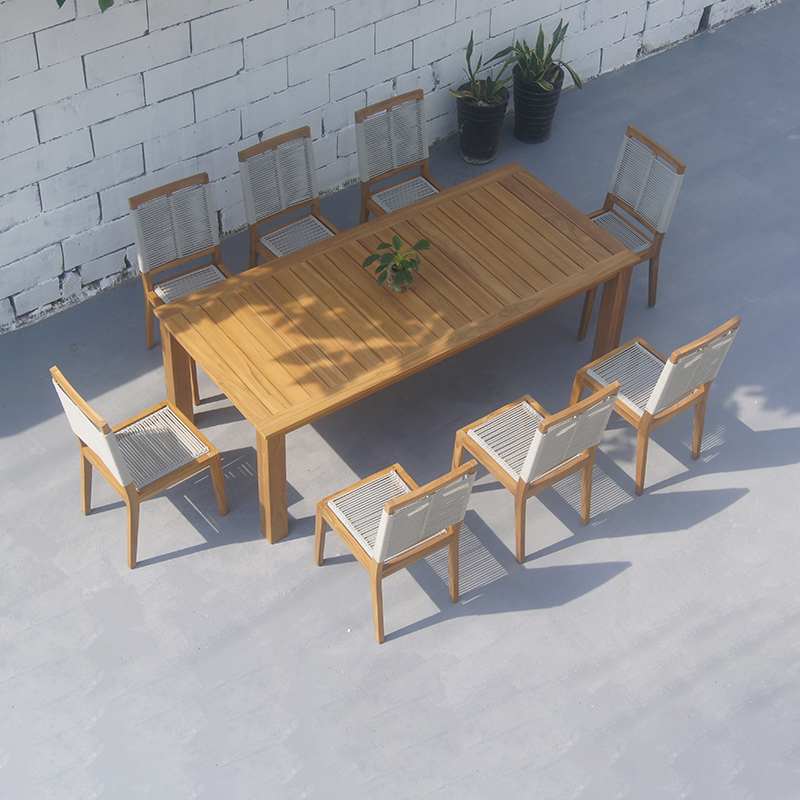 Outdoor Patio Teak Wood Dining Table