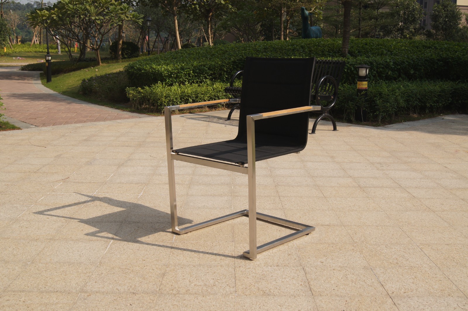 stainless steel chairs outdoor