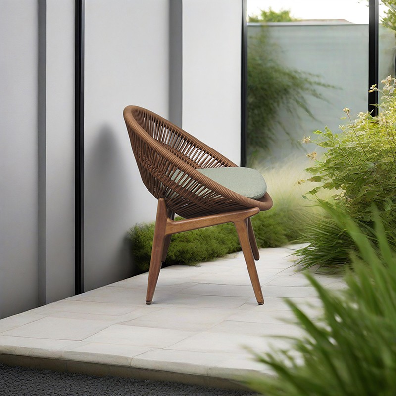 woven rope chair