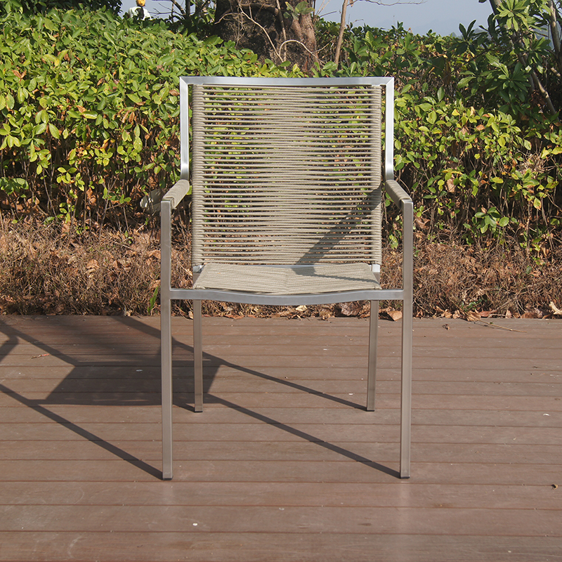 Outdoor Garden Stainless Steel String Rope Chair