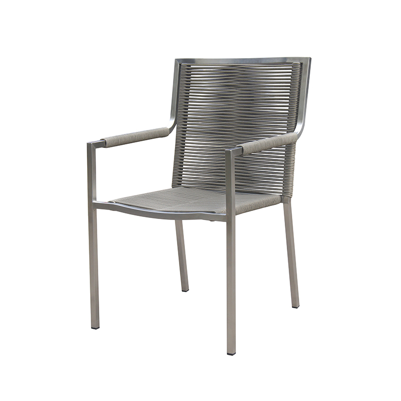 Outdoor Garden Stainless Steel String Rope Chair