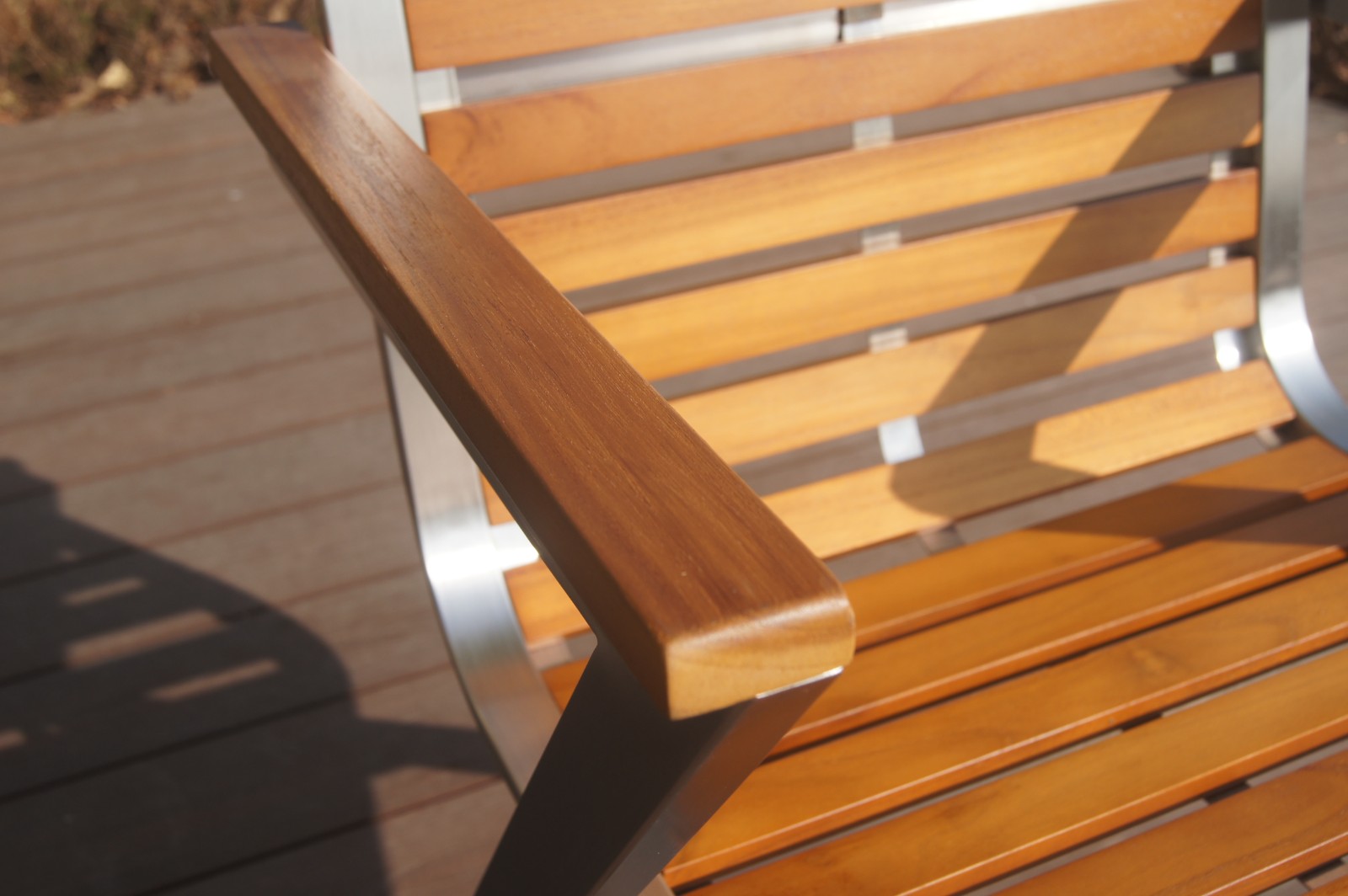 teak stacking chairs