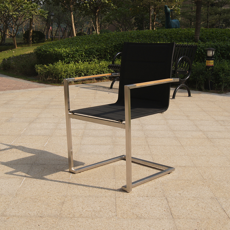 Outdoor Garden Stainless Steel Textilene Textilene Chair