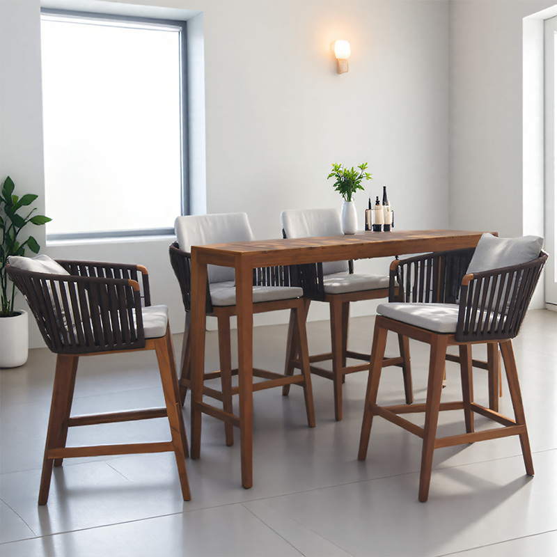 outdoor high top table and chairs