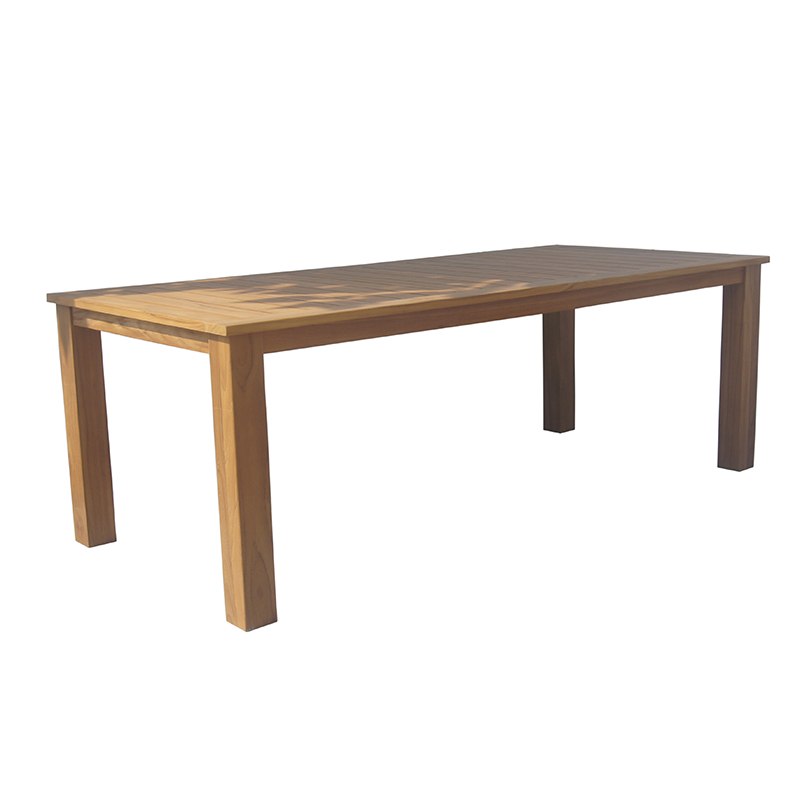 teak outdoor dining table