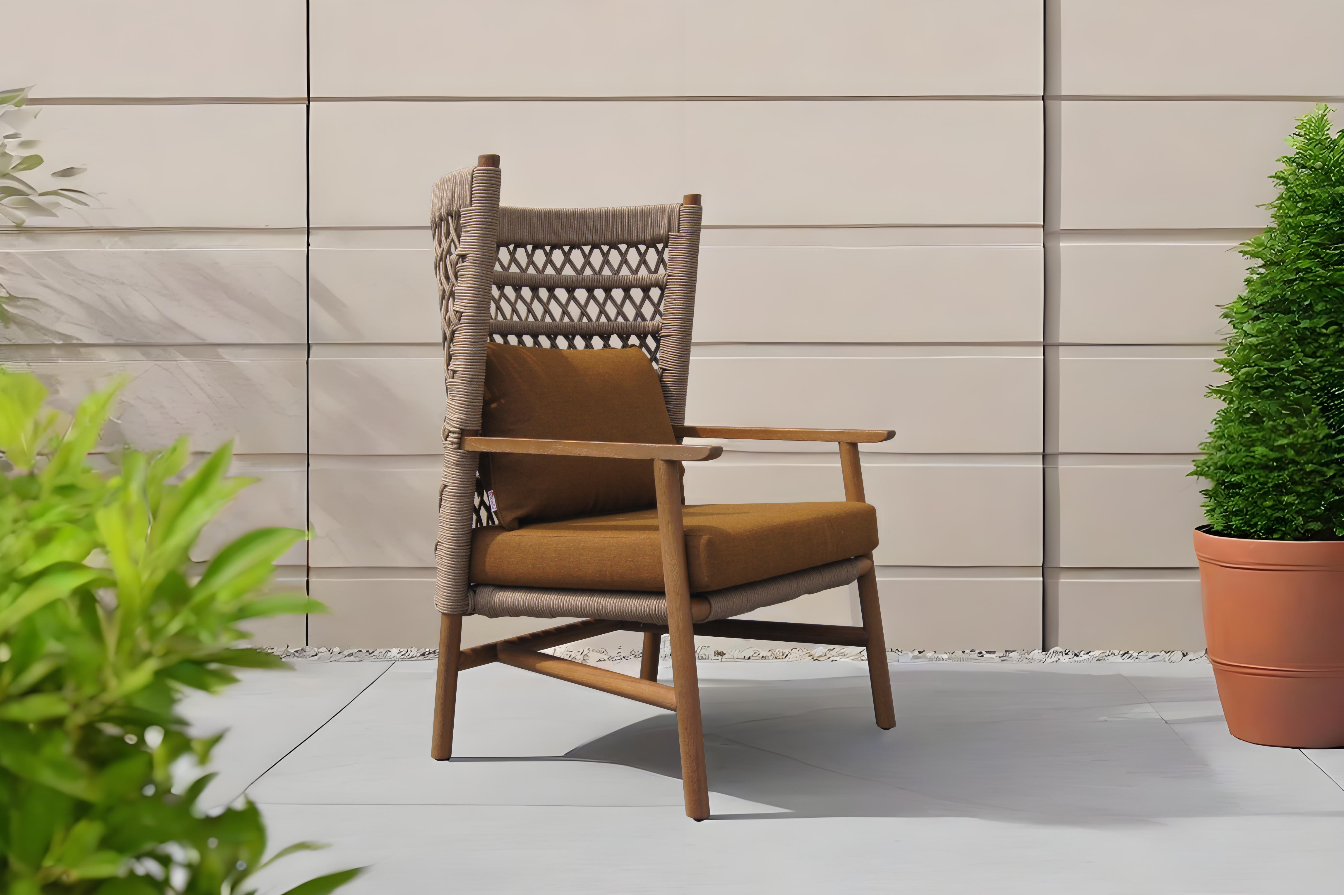 Is the garden's beauty all thanks to the flowers and plants? Outdoor furniture is also very important!