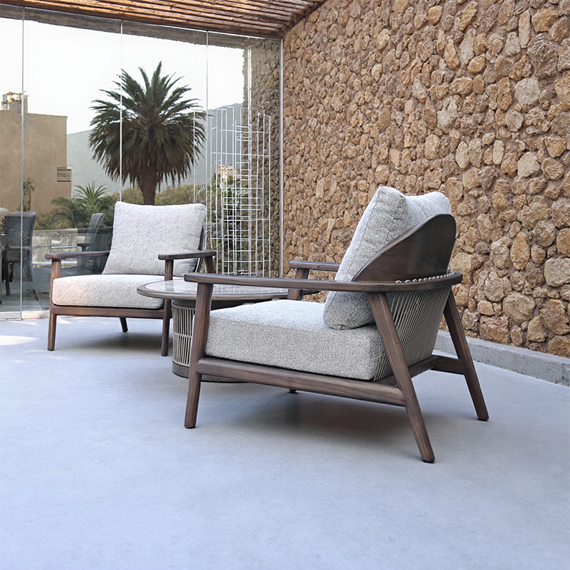 3-piece outdoor patio balcony conversation lounge set