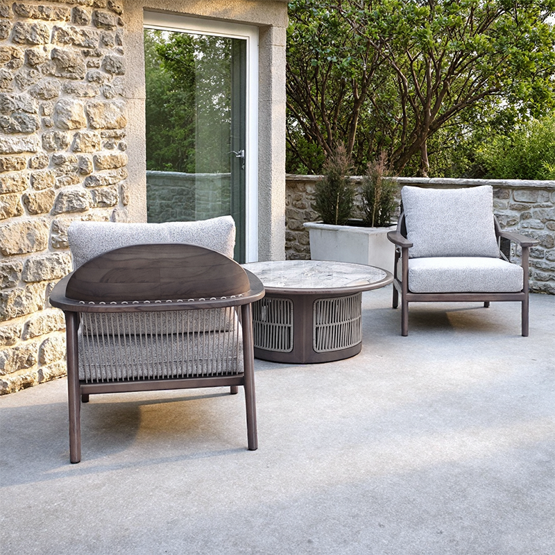 3-piece outdoor patio balcony conversation lounge set