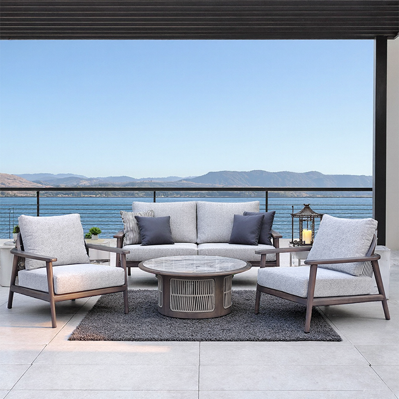 3-piece outdoor patio balcony conversation lounge set