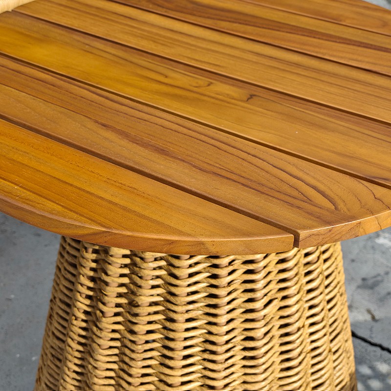 teak wood balcony furniture set