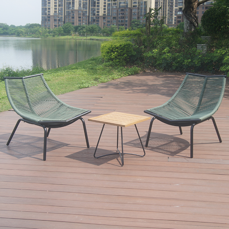 Outdoor Garden Leisure Chair Conversation Furniture Set