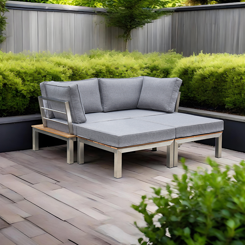 Stainless Steel Teak Furniture