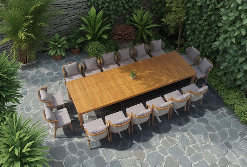 teak table