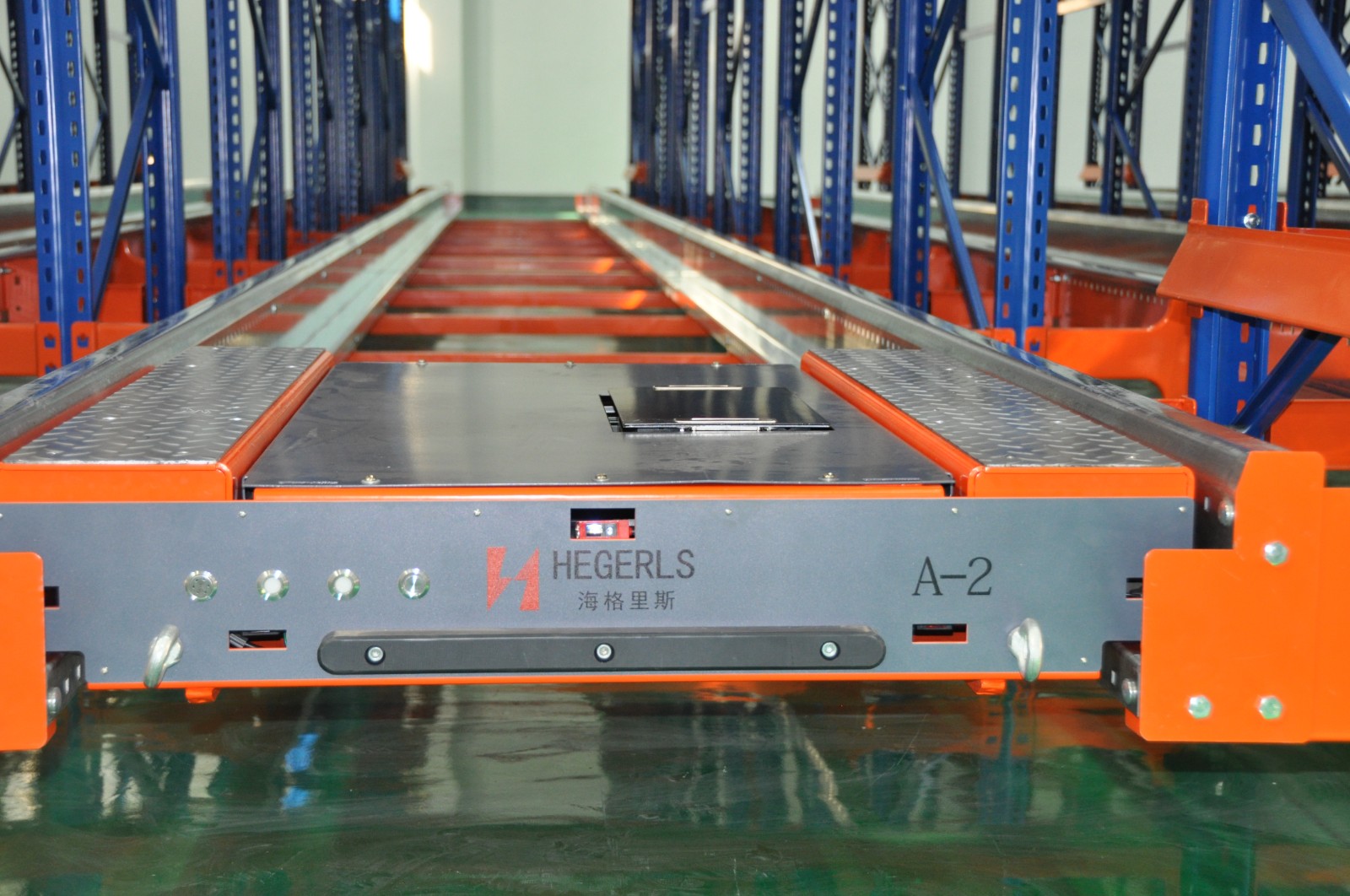 Shuttle Racking System for Military Grain Storage