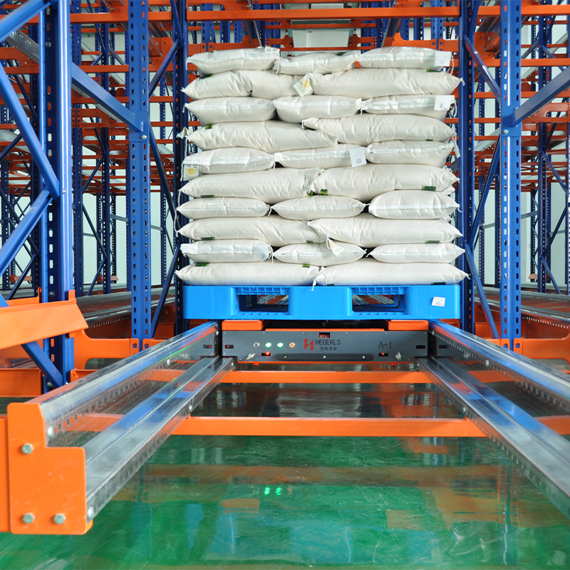 Shuttle Racking System for Emergency Grain Reserve