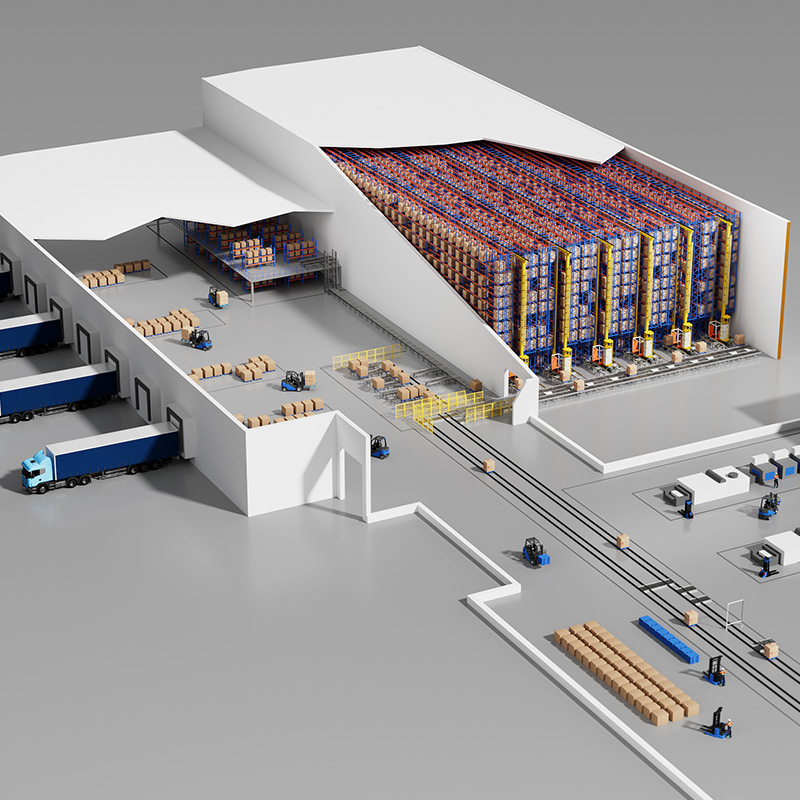 Rack Supported Warehouse